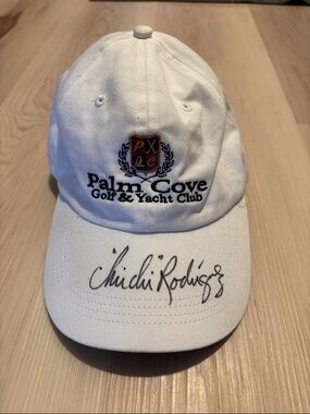 Chi Chi Rodriguez Autographed Palm Cove Golf & Yacht Club White Cap